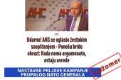 Nastavak prljave kampanje propalog NATO generala