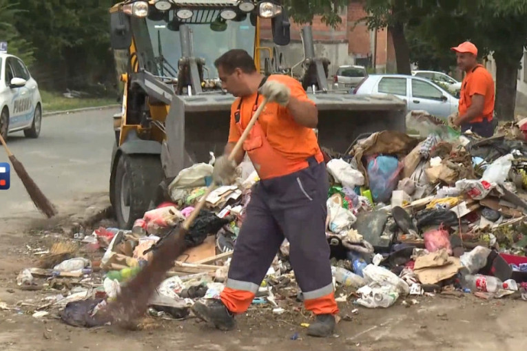 Gradska čistoća danas uklanja divlju deponiju na Pazovačkom putu u Zemunu