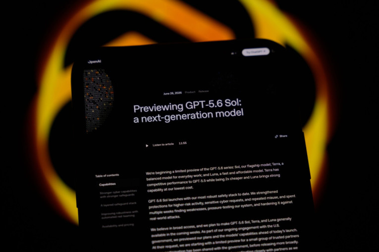 OpenAI predstavio GPT-5.6: Stižu tri nova modela veštačke inteligencije, evo po čemu se razlikuju