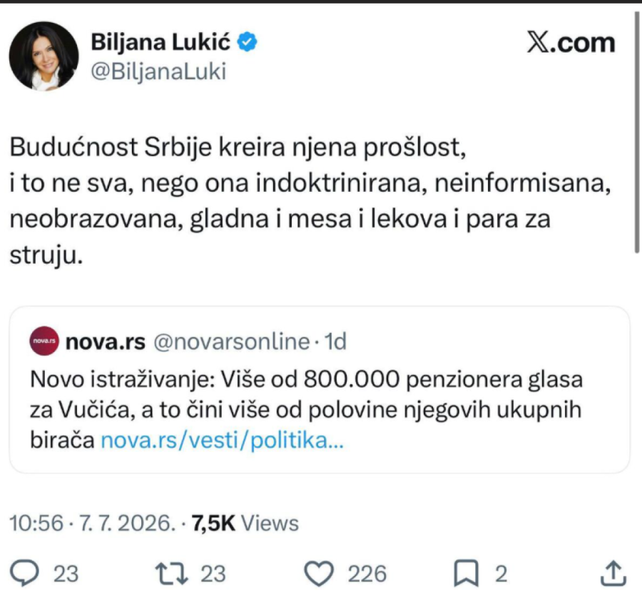 Dok Vučić povećava penzije, blokaderi penzionere nazivaju "stokom"! Posle uvreda priželjkuju da "poumiru" i traže da im se ukine pravo glasa