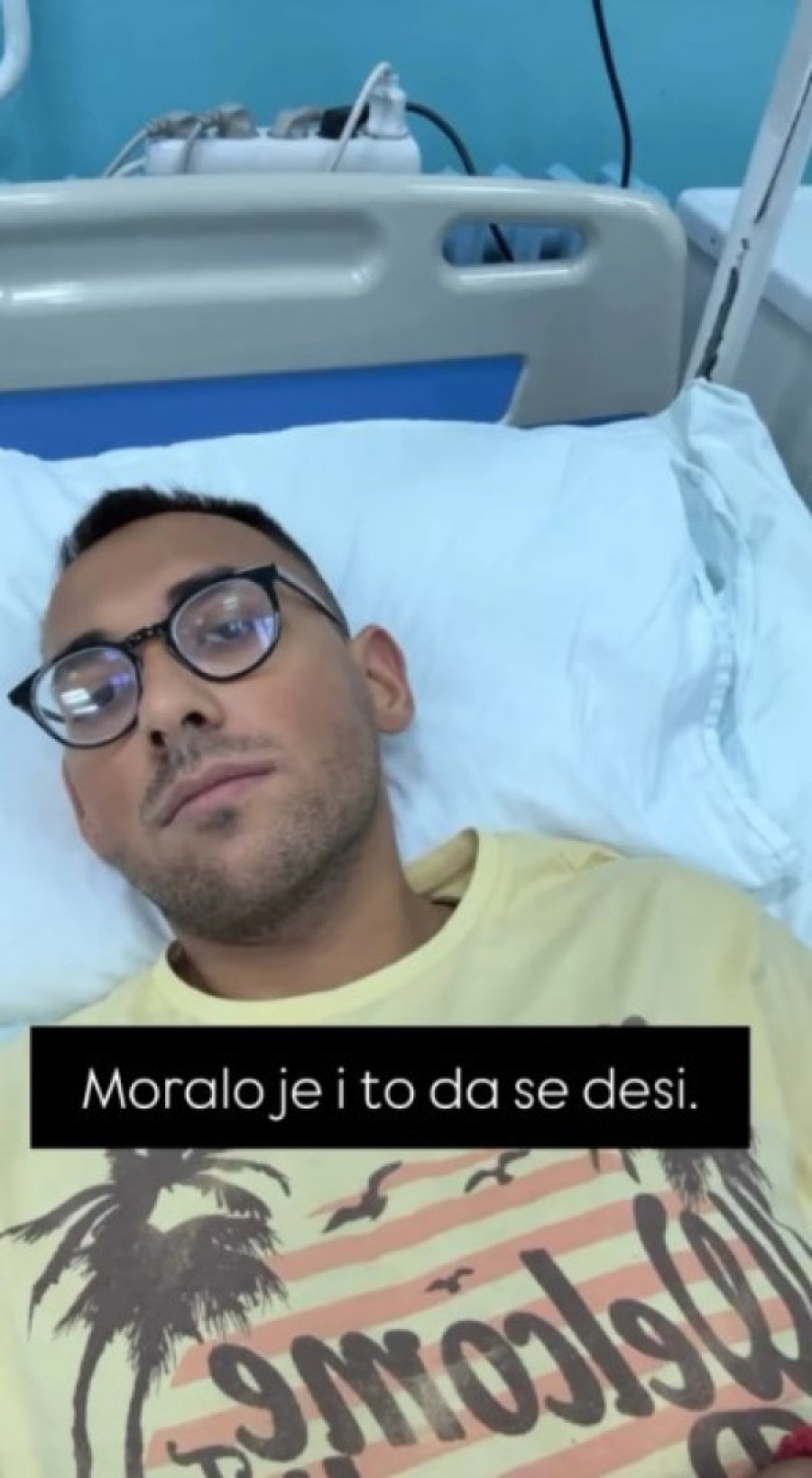 Bivši zadrugar završio u bolnici - hitno se oglasio: "Moralo je i to da se desi..."