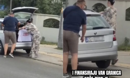 Novi snimak potvrdio tvrdnje o stranom uticaju: Snimljen automobil sa zagrebačkim tablicama i materijalom za blokadere (VIDEO)