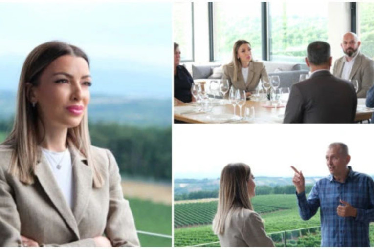 Ministarka Mesarović u Blacu posetila vinariju "Doja": Nastavljamo da podržavamo one koji investiraju