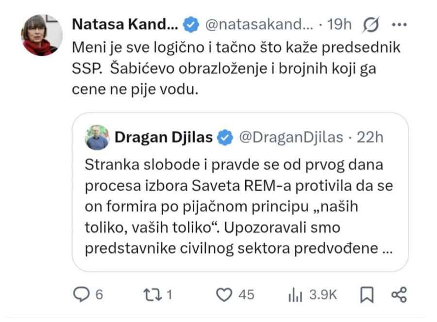„Zaboravite Vučića, našli su pravog neprijatelja - jedni druge”: Rat u opoziciji zbog REM-a prerastao u političku sapunicu