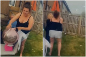 Samo jedan trenutak nepažnje je pretvorio rođendansko iznenađenje u totalni haos (VIDEO)