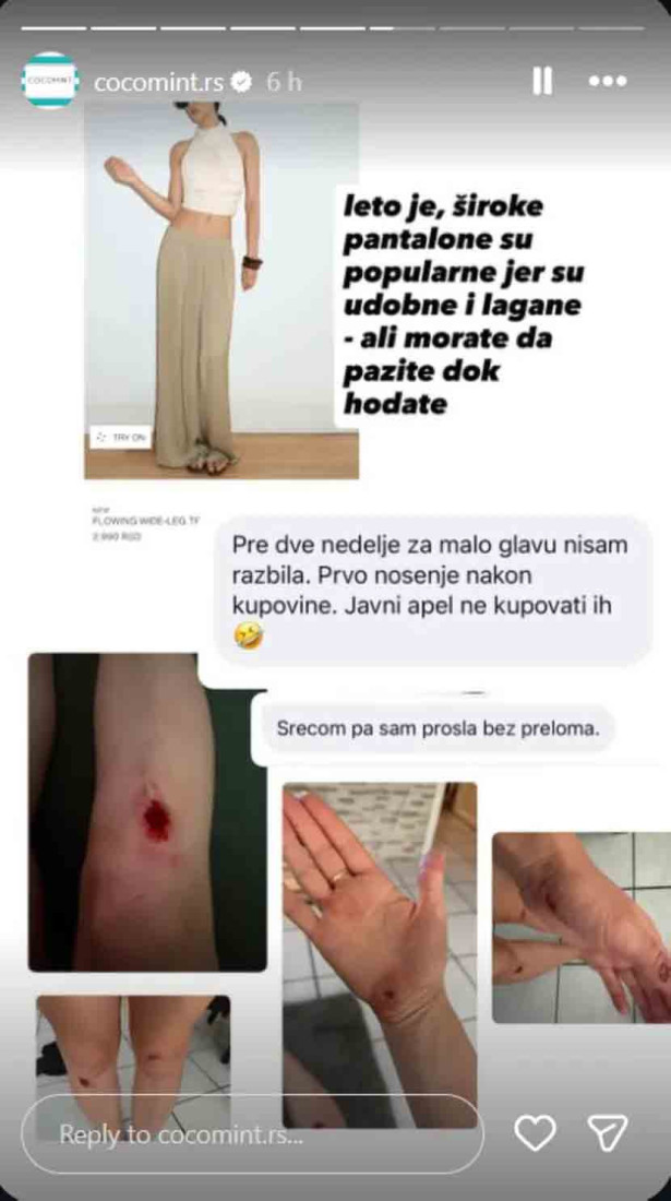 Zarine "smrtonosne pantalone" koje su postale viralne iz pogrešnog razloga: Žene prijavljuju padove, neke završile i na operaciji