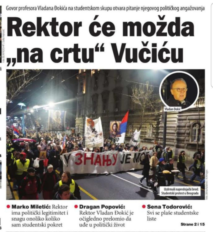 Vladan Đokić potvrdio kandidaturu: Nalazim se na tzv. studentskoj listi, pristao sam na njihov poziv
