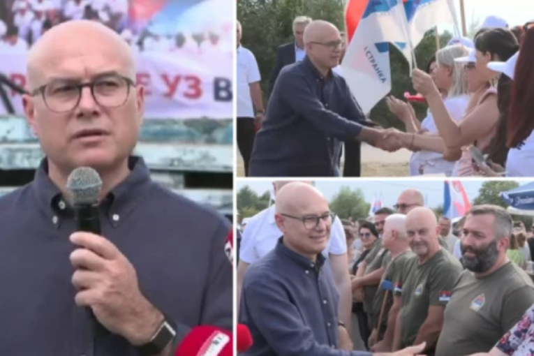 Lider naprednjaka Vučević poslao moćnu poruku iz Male Plane: "Budite na pravoj strani, biramo budućnost Srbije"