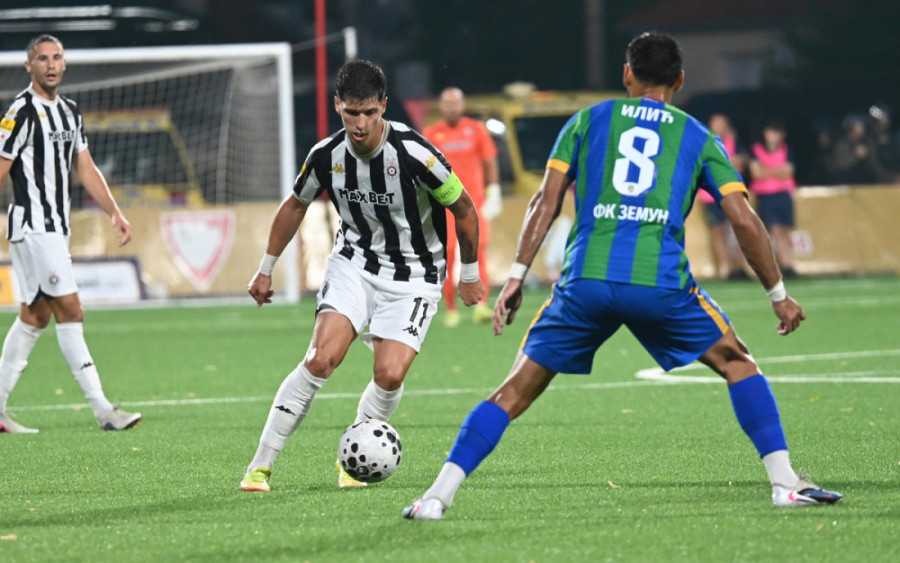 Zemun šokirao Partizan u sudijskoj nadoknadi! Crno-beli već kiksnuli na startu (FOTO/VIDEO)