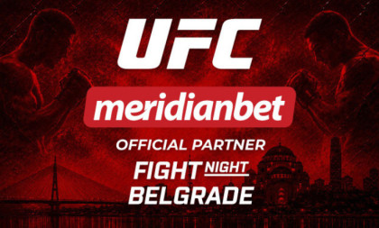 Piše se istorija u Areni: Meridianbet zvanični sponzor UFC Fight Night Belgrade!