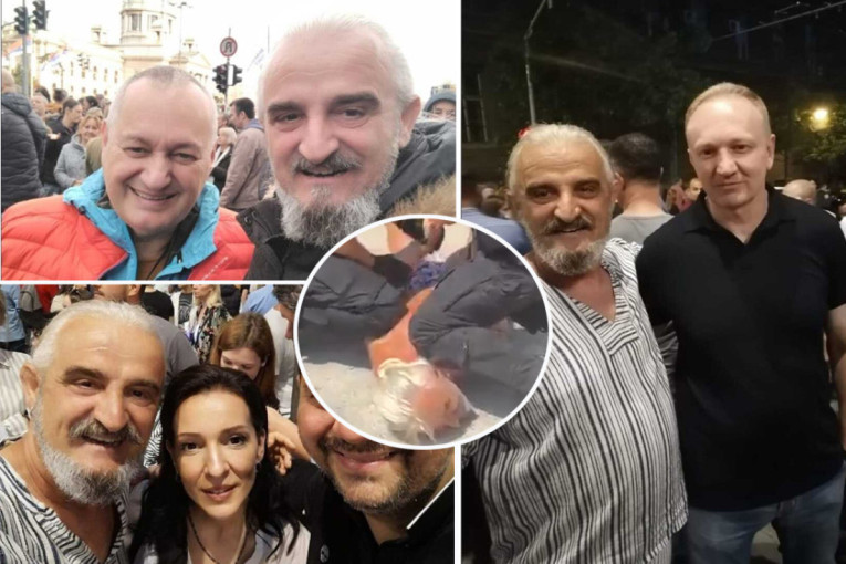 Od protesta do hapšenja! Osumnjičeni za jezive pretnje pozirao sa Đilasom, Marinikom i opozicionarima (FOTO)