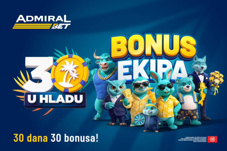 Stiže 30 u hladu – 30 dana i 30 kazino bonusa, svakog dana
