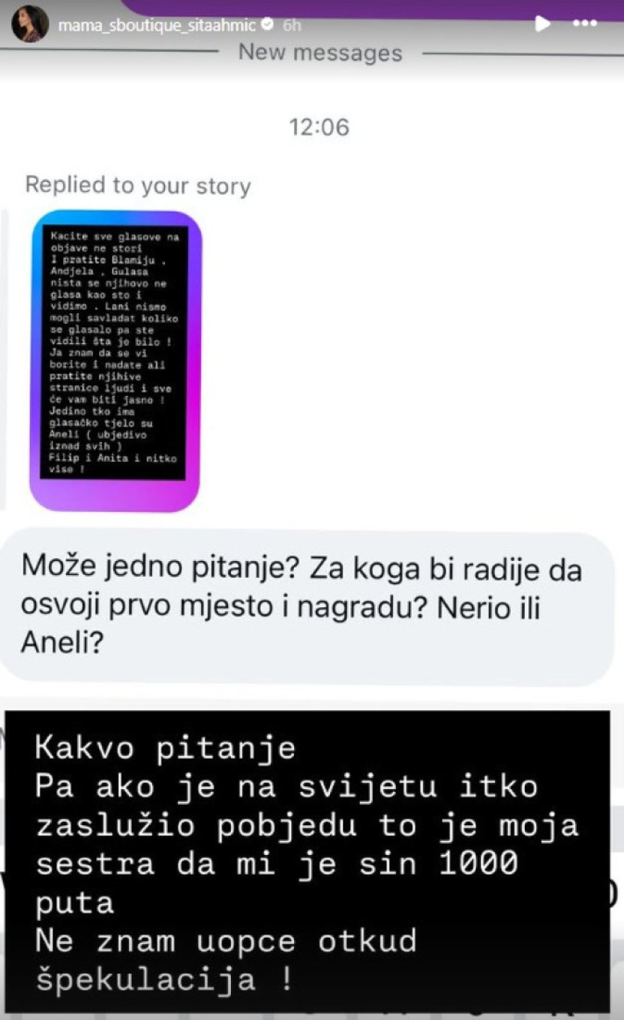 Sita Ahmić navija za sestru, ali ne i za sina: Ona je to zaslužila! (FOTO)