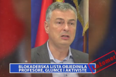 Naslov: Blokaderska lista objedinila profesore, glumce i aktiviste