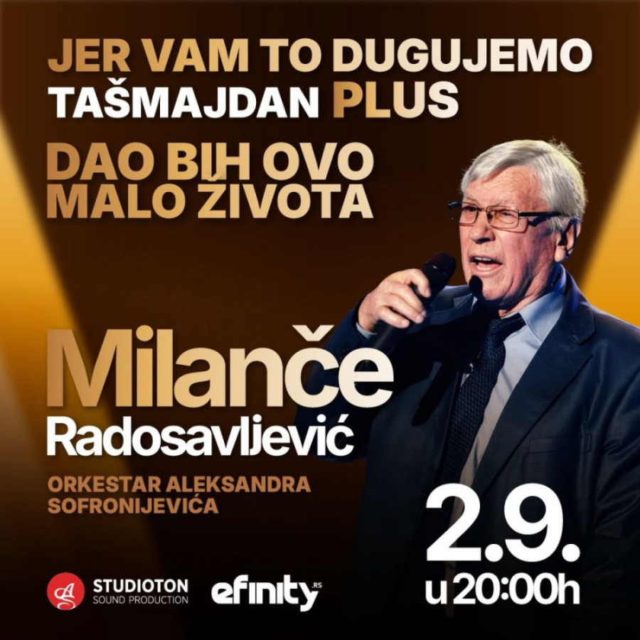 "Jer vam to dugujemo!" Milanče Radosavljević zakazao i četvrti koncert na Tašmajdanu
