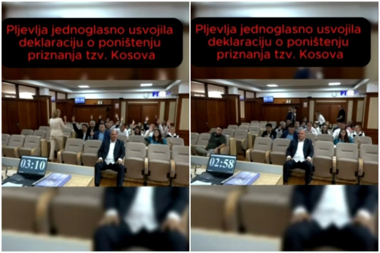 Pljevlja jednoglasno usvojila deklaraciju o poništenju priznanja tzv. Kosova