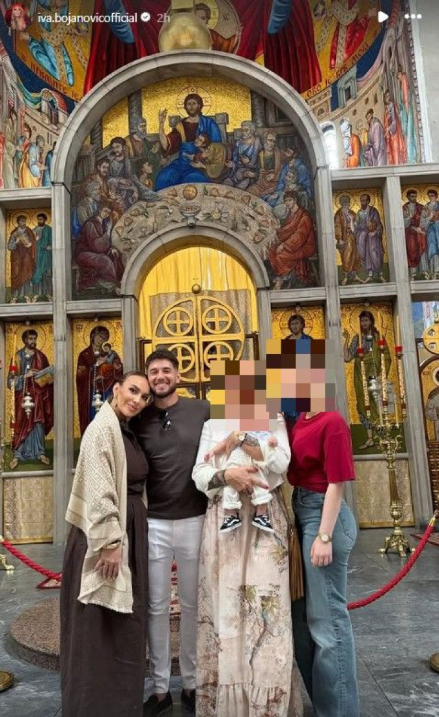 Iva Bojanović i Joca Stefanović kristili sina! Emotivna fotografija o kojoj se priča (FOTO)
