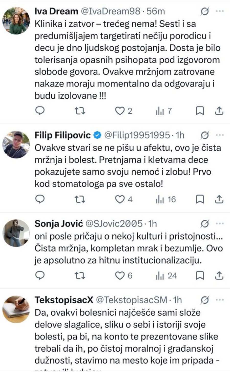 Građani ogorčeni zbog monstruoznih kletvi: Mreže gore od osuda Jaćimovićeve objave, traže hitnu reakciju države (FOTO)