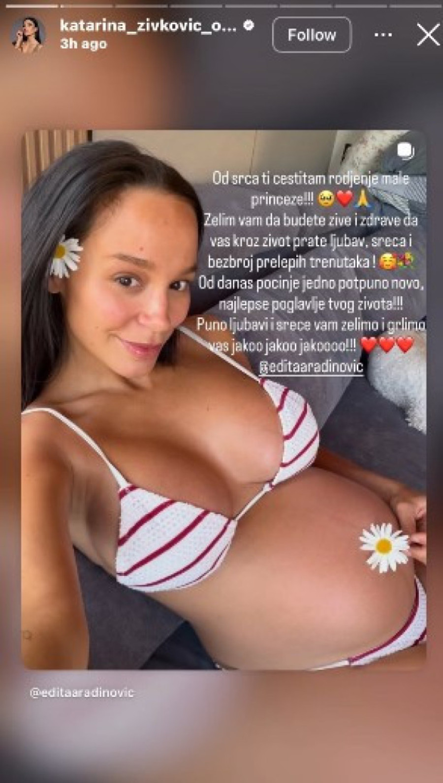 Kaća Živković se obratila Editi nakon što je postala majka: Od danas počinje novo poglavlje! (FOTO)