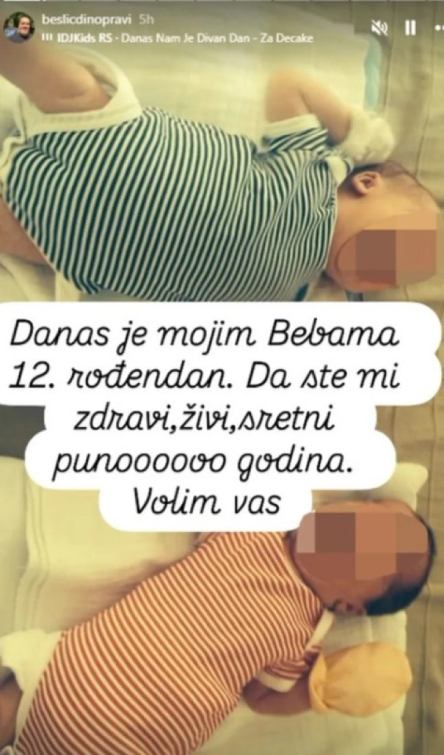 Dino Bešlić podelio radosne vesti: Nakon teškog perioda konačno ima povod za slavlje (FOTO)