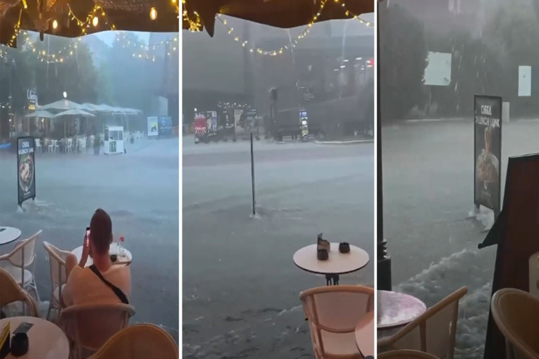 Bujica mu napravila reklamu iz snova! Restoran u haosu dobio promociju koja je bukvalno "pala s neba" (VIDEO)