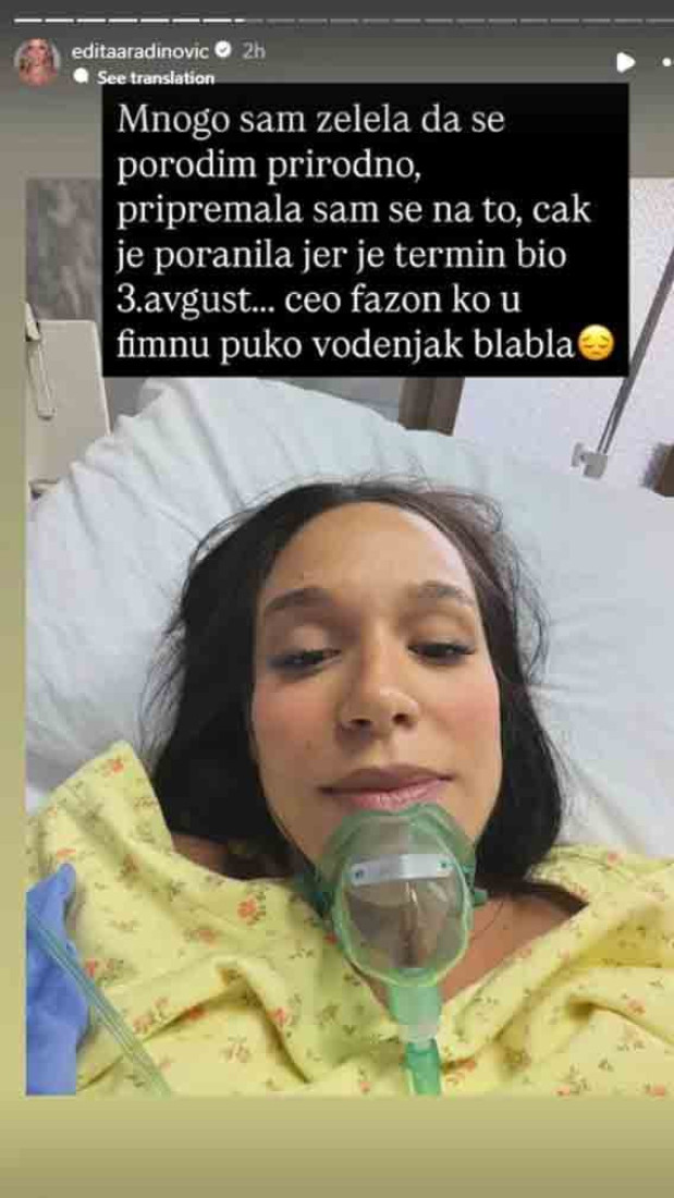 Pevačica objavila fotografije iz porodilišta: Želela sam da se porodim prirodno!