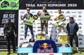 Đuro Borbelj i Victoria Keller iz PK Železničar Inđija pobednici trke 24k Trail race Kopaonik