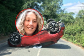Tragična smrt na auto-putu: Ženu pregazio kamion dok je izlazila iz prevrnutog automobila (FOTO)