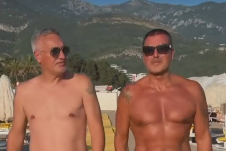 Braća na plaži: Šou Đoleta i Gaga po Crnoj Gori