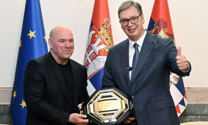 Vučić ugostio delegaciju UFC na čelu sa Dejnom Vajtom: Ugostićemo vas najbolje moguće!