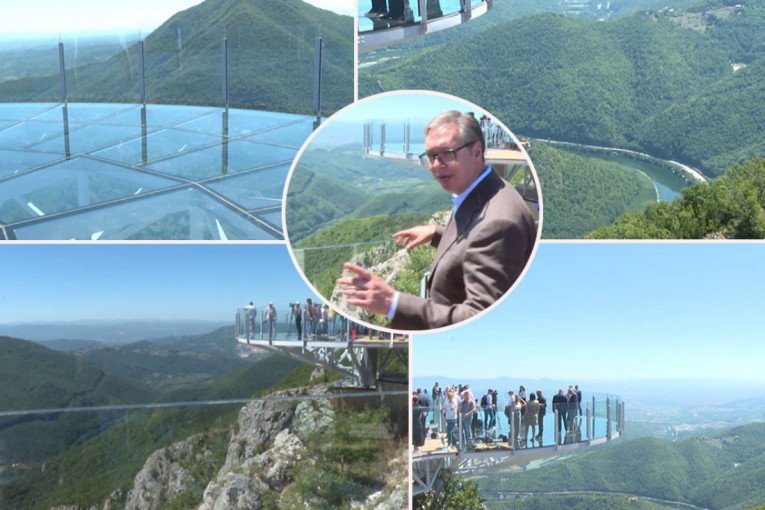 Otvoren stakleni vidikovac na Kablaru! Vučić: Ovo je promenjena Srbija, ovo je EXPO (FOTO/VIDEO)