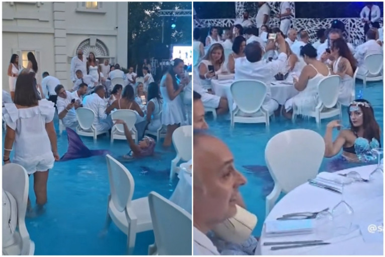 Sirene im bile među nogama! Ovakvu svadbu još niste videli (VIDEO)