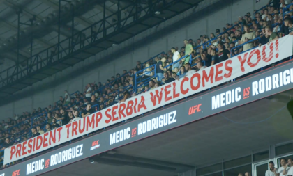 Delirijum u Areni! Trampovo ime nadjačalo sve na istorijskom UFC spektaklu u Beogradu (VIDEO)