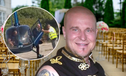 Neša na svadbeno veselje stigao helikopterom! Poznati par među zvanicama: Znate ko je sledeći! (VIDEO)