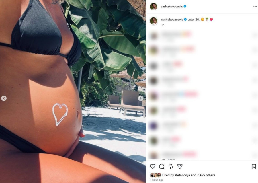 Trudnički stomak žene Saše Kovačevića u prvom planu: Pevač ovom fotografijom pokrenuo lavinu komentara!