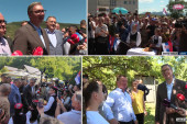 Vučić se obratio narodu u Novom Selu: Hvala vam što čuvate srpsko ime i prezime i sećanje na poginule, Srbija vas voli (FOTO/VIDEO)