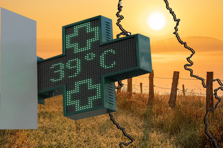 Srbija se usijala! U ova četiri grada izmereno čak 39 stepeni, RHMZ upalio crveni alarm