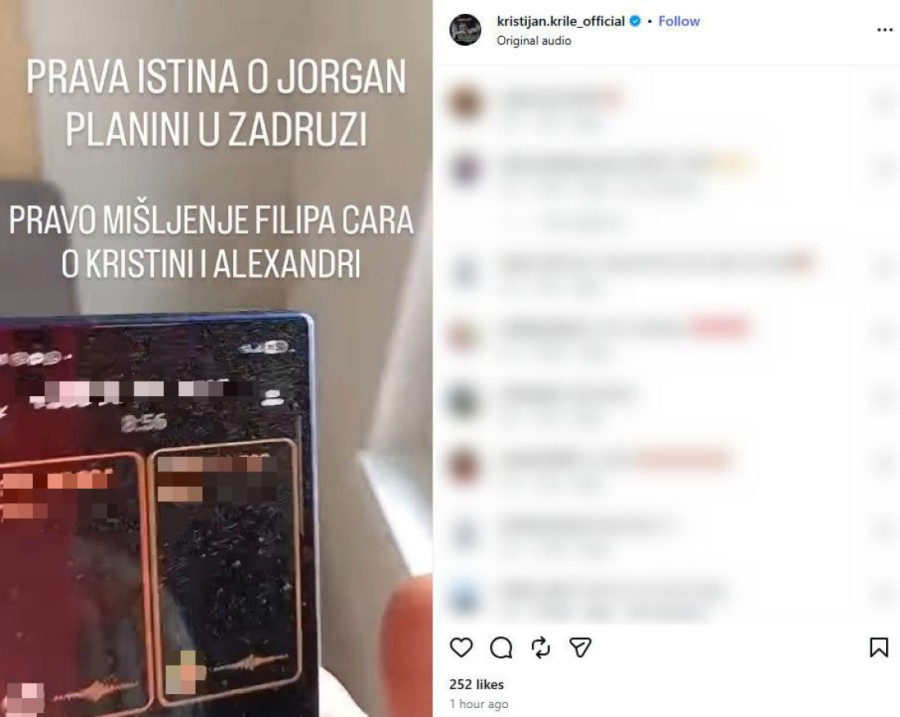 Kristijan obelodanio šta su Kristina i Car radili pod jorgan planinom: Snimak razgovora zapalio mreže!