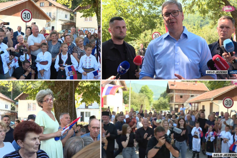Vučić u Jezeru: Mnogi ljudi ne znaju, ali ovde nam je najveći prirodni priraštaj u Srpskoj (FOTO)