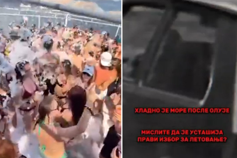 Hladno je more posle oluje: Piculići sa Severinom, dok Srbi pale sveće za svoje stradale (VIDEO)