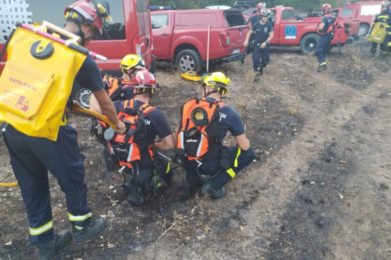 Srpski vatrogasci rame uz rame sa Francuzima gase veliki požar: Dačić otkrio kako pomažu na terenu (FOTO)
