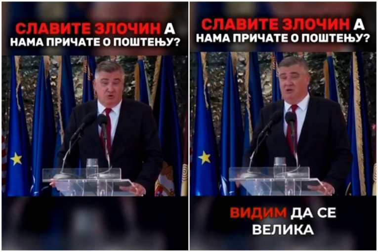 Nova provokacija iz Zagreba: Milanović: Oluja je bila pobednički i pošteni rat (VIDEO)