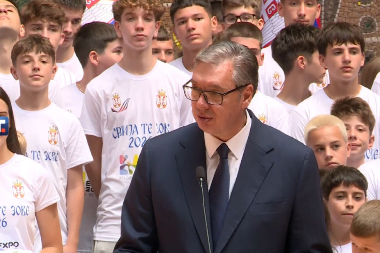 Vučić u Palati Srbija ugostio učesnike kampa "Srbija te zove 2026"