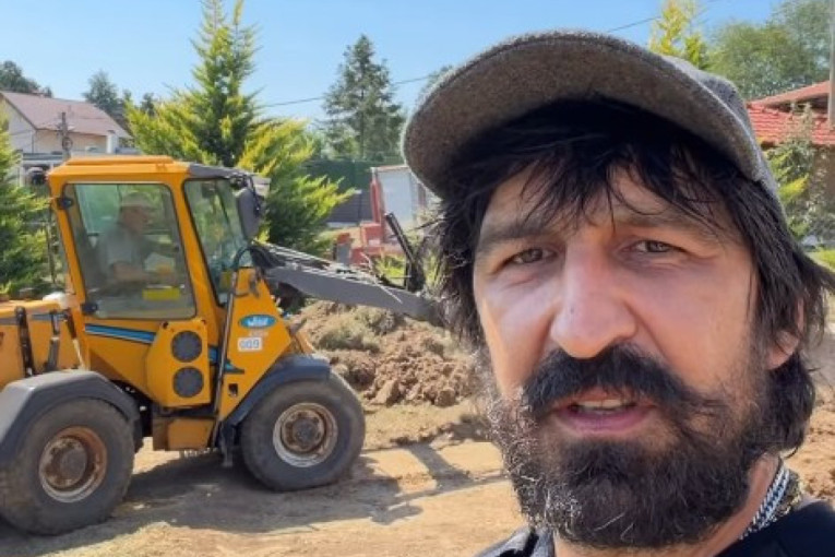 Verica i Veljko kopaju ogroman bazen na Avali: Stigli bageri na velelepno imanje (FOTO)
