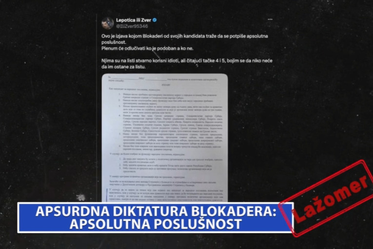 Aspurdna diktatura blokadera: Apsolutna poslušnost