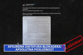 Aspurdna diktatura blokadera: Apsolutna poslušnost (VIDEO)