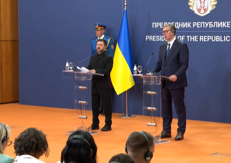 Vučić: Verujem da će biti ispunjeno sve o čemu smo pričali; Zelenski: Dobrotu Srba nećemo zaboraviti (FOTO/VIDEO)
