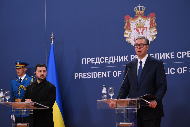 Vučić: Verujem da će biti ispunjeno sve o čemu smo pričali; Zelenski: Dobrotu Srba nećemo zaboraviti (FOTO/VIDEO)