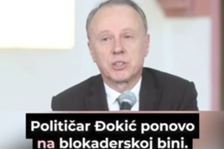 Đokić sve dublje u politici! Rektor ponovo na blokaderskoj bini, u Vrbasu govorio pred svega nekoliko stotina ljudi (VIDEO)