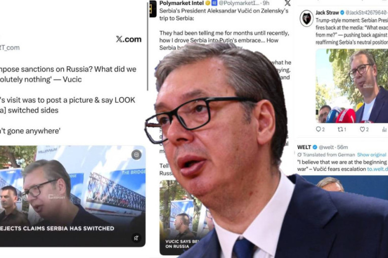 O poseti Zelenskog pišu i na istoku i na zapadu: Ovako su svetski mediji preneli Vučićeve reči (FOTO)